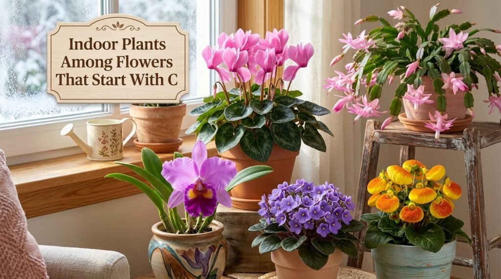 Indoor Plants Among Flowers That Start With C
