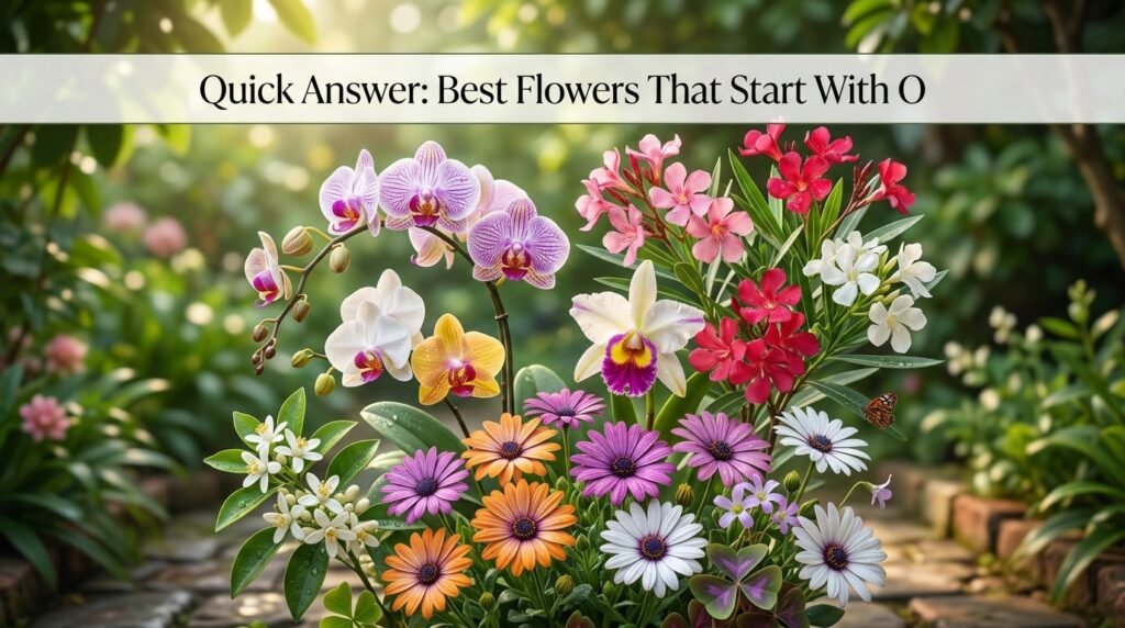 Quick Answer: Best Flowers That Start With O