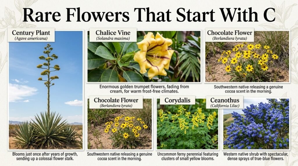 Rare Flowers That Start With C
