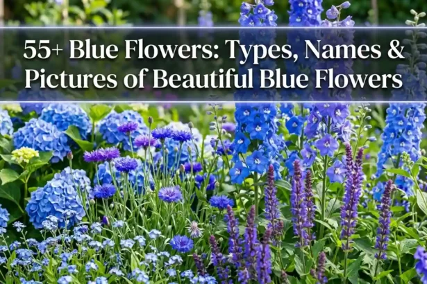 55+ beautiful blue flowers with names and pictures