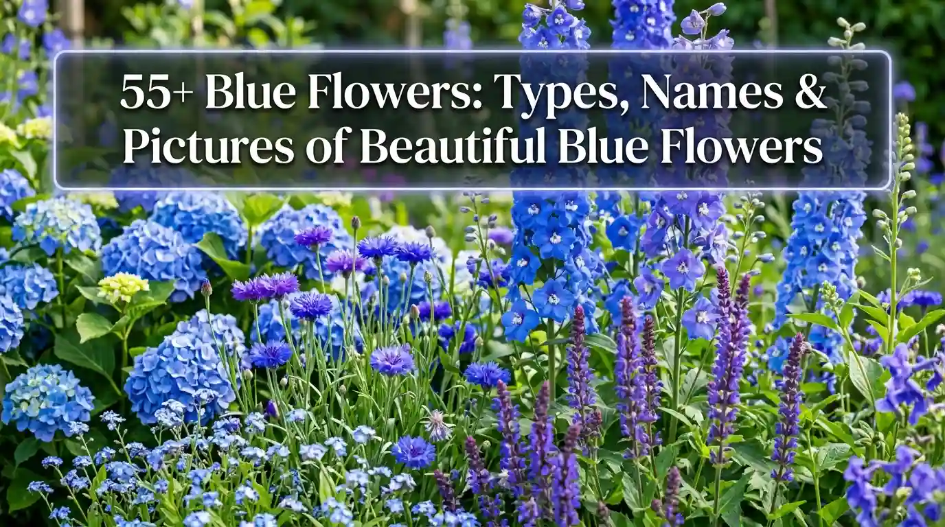 55+ beautiful blue flowers with names and pictures