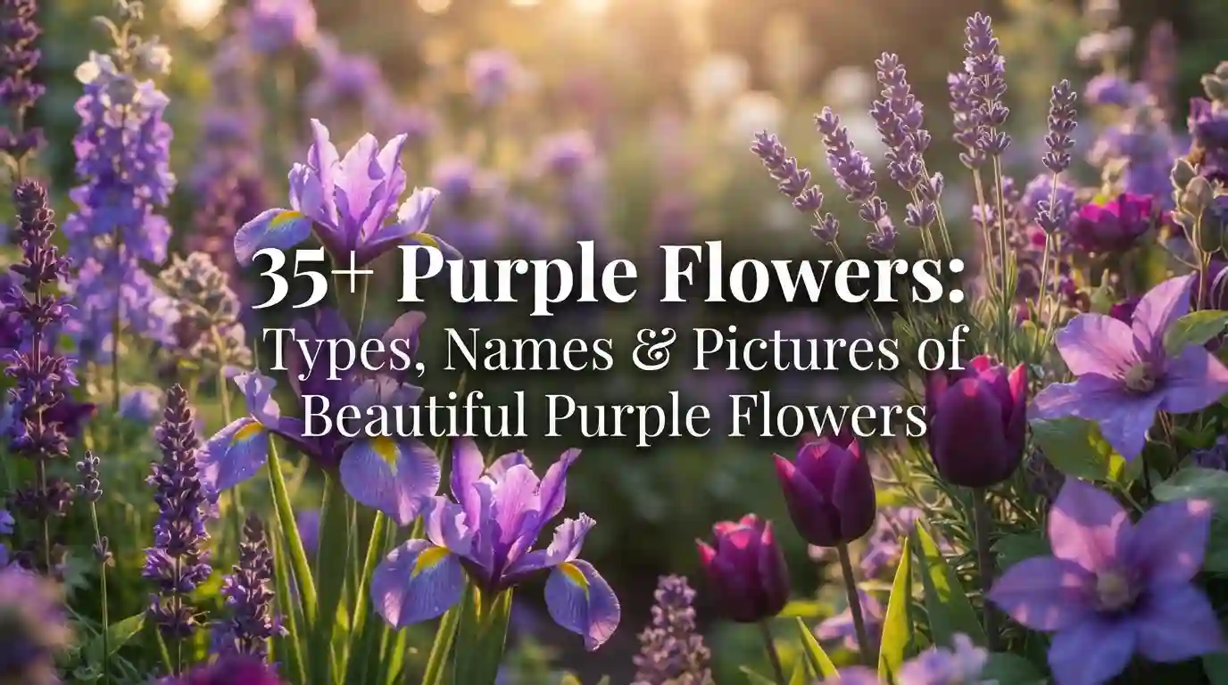 35+ beautiful purple flowers with names, types, and pictures