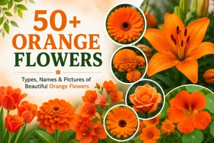 50+ beautiful orange flowers with names, types, and pictures